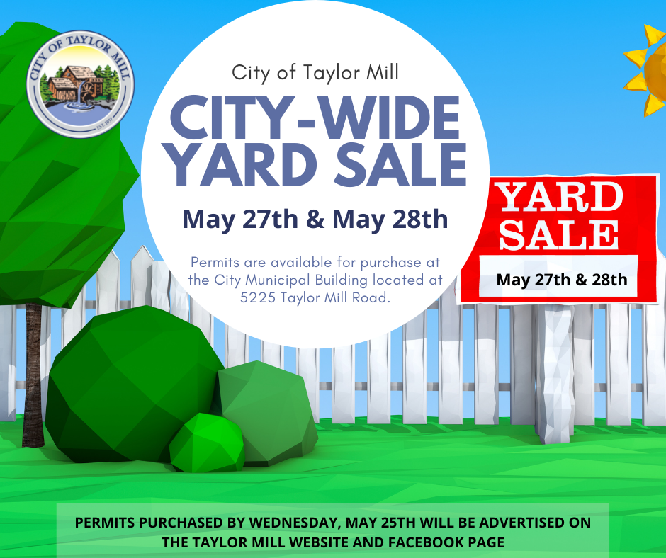 City Wide Yard Sale City of Taylor Mill