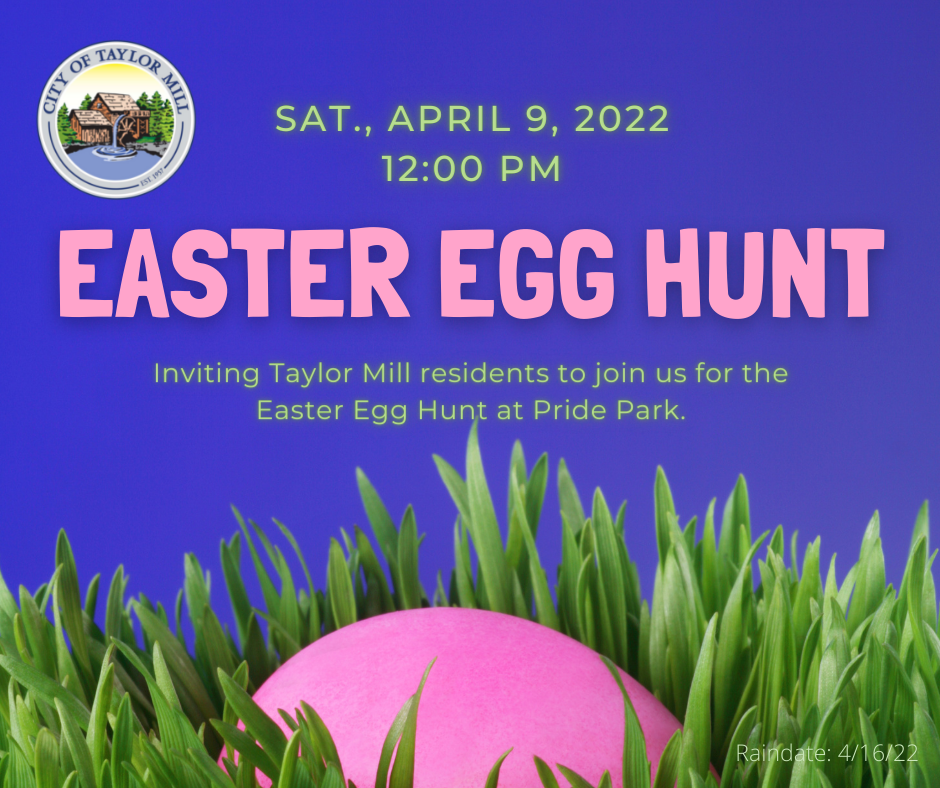 Easter Egg Hunt City Of Taylor Mill